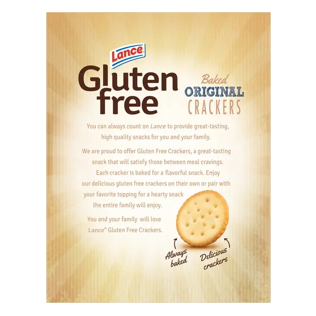 Gluten Free Crackers, Baked Original Crackers