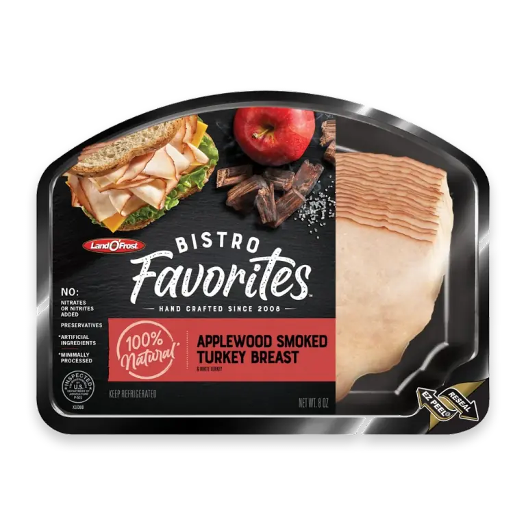 Bistro Favorites 100% Natural Applewood Smoked Turkey Breast 8oz