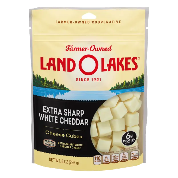 Extra Sharp White Cheddar Cheese Cubes