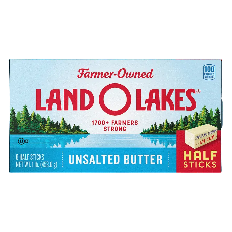 Unsalted Butter in Half Sticks