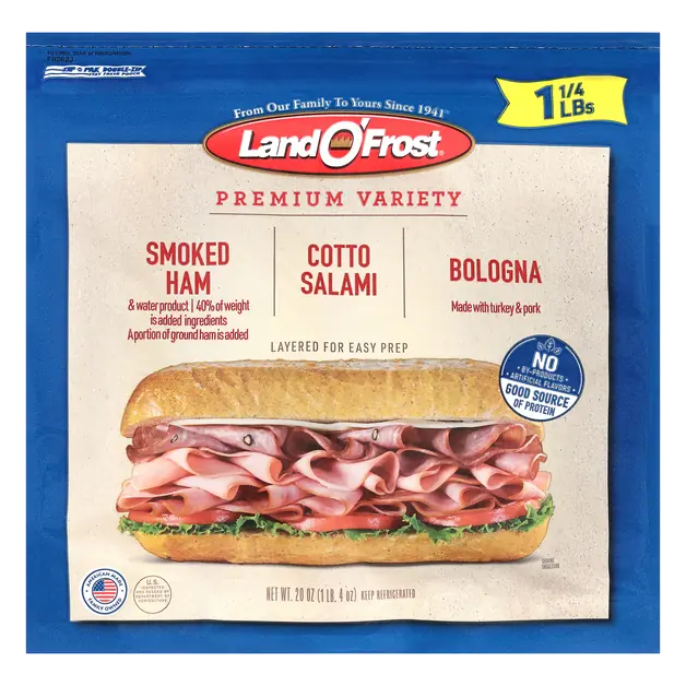 Premium Variety Smoked Ham Cotto Salami & Bologna Sliced