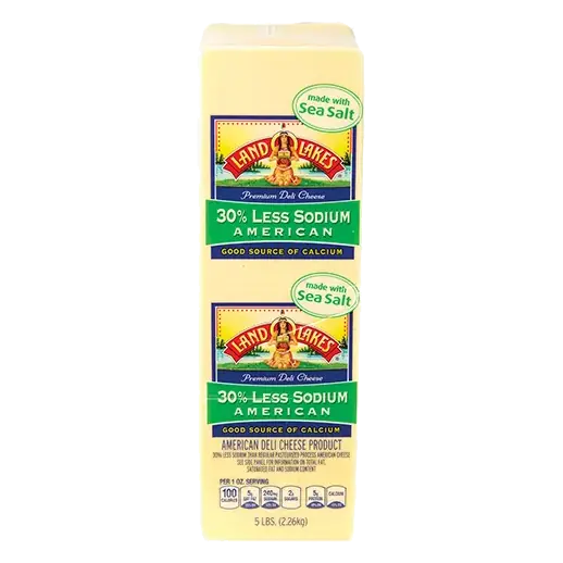 Less Sodium White American Cheese