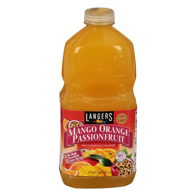 Mango Orange Passionfruit Juice Cocktail
