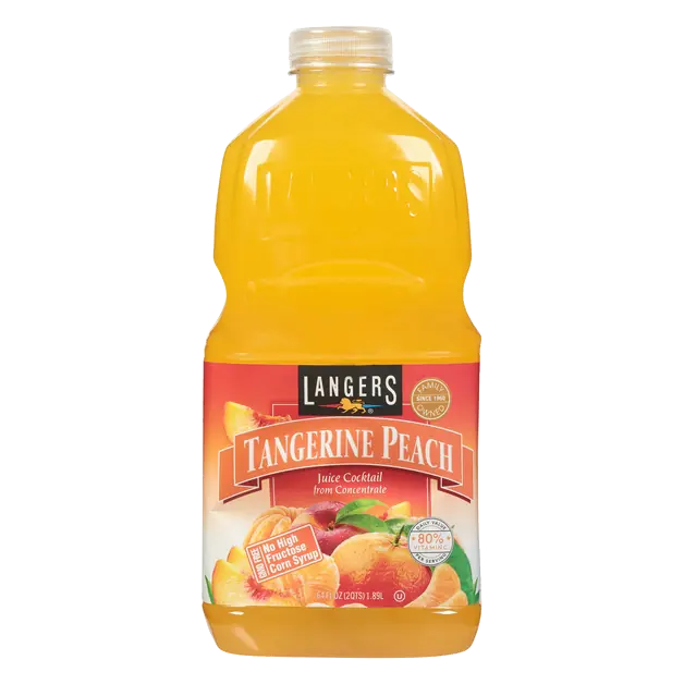 Tangerine Peach Juice Cocktail