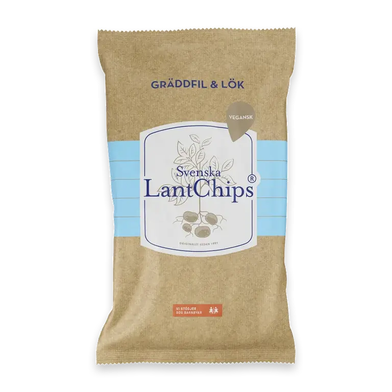 LantChips Gräddfil & Lök 200g