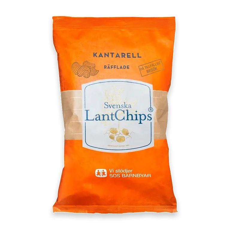 LantChips Kantarell Räfflade 200g