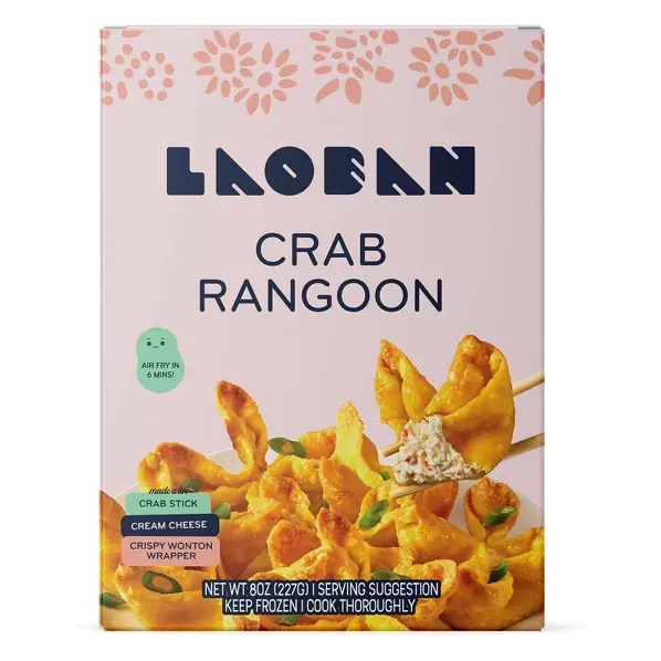 Laoban Dumplings Crab Rangoon, 8oz
