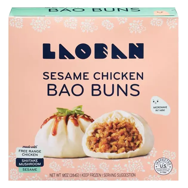 Sesame Chicken Bao Buns