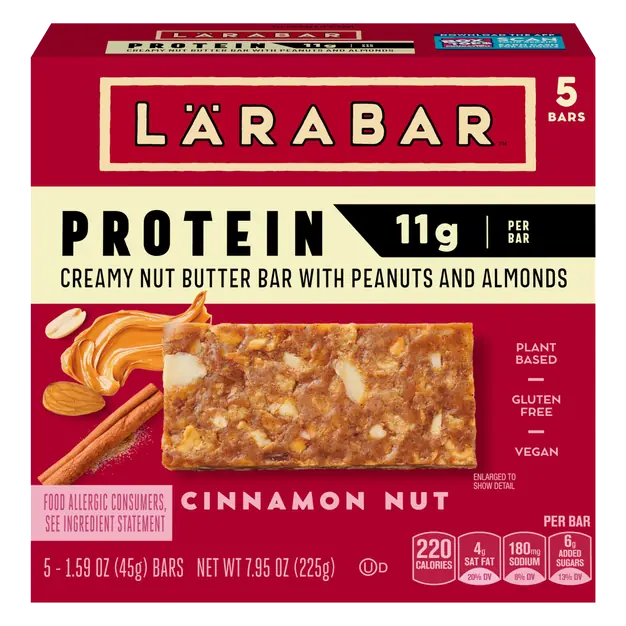 Cinnamon Nut Butter 11g Protein Bars - 5 ct