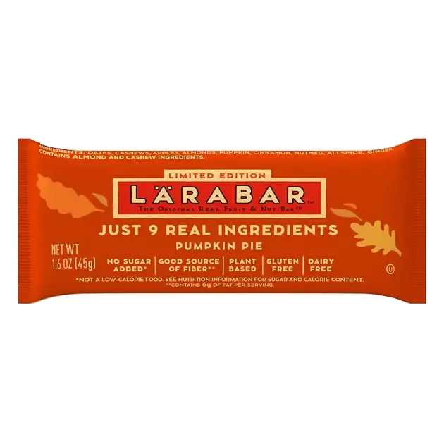Fruit & Nut Bar, Pumpkin Pie
