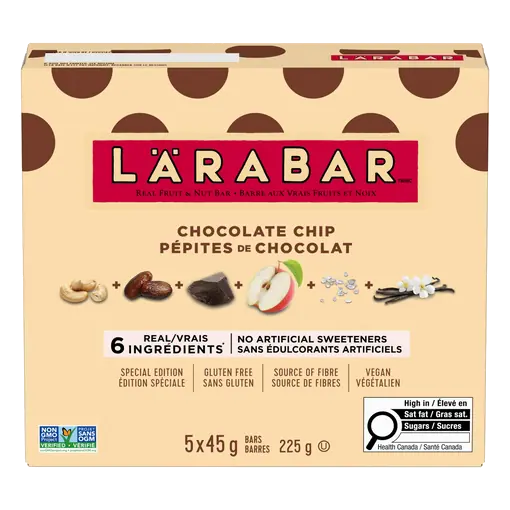 Fruit & Nut Energy Bar Chocolate Chip Special Edition 5 x 45 g