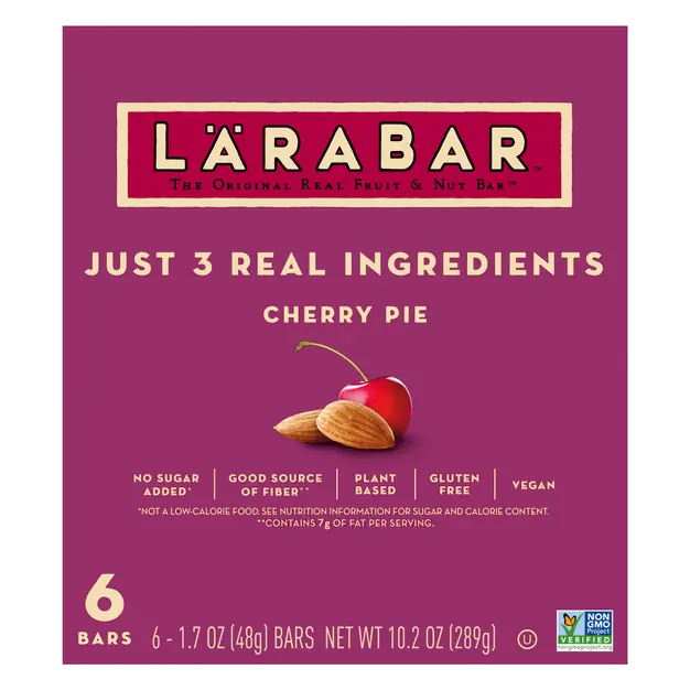 Gluten Free Cherry Pie Fruit & Nut Bars - 6 ct
