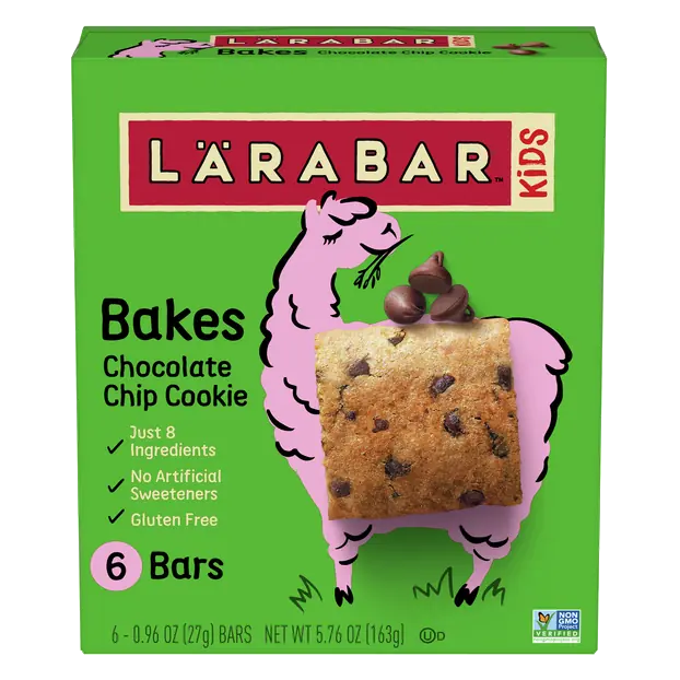 Kids Bakes Gluten Free Chocolate Chip Cookie Bars - 6 ct