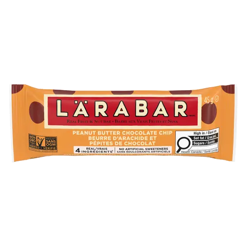 Gluten-Free Energy Bar Fruit & Nut Peanut Butter Chocolate Chip 45 g