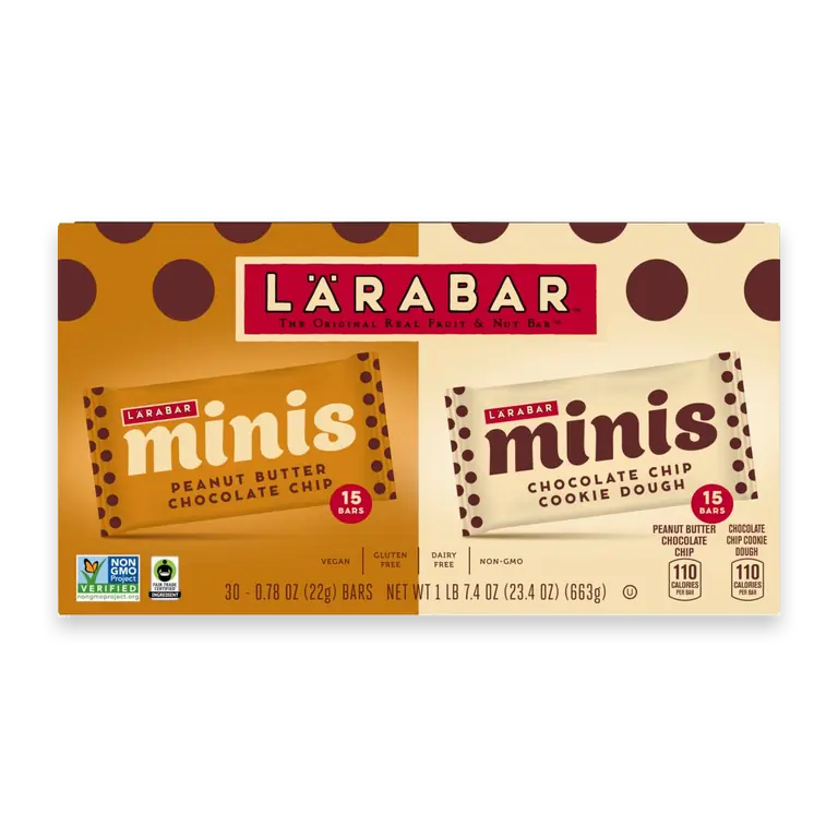 Minis Chocolate Chip Fruit and Nut Bars Variety Pack