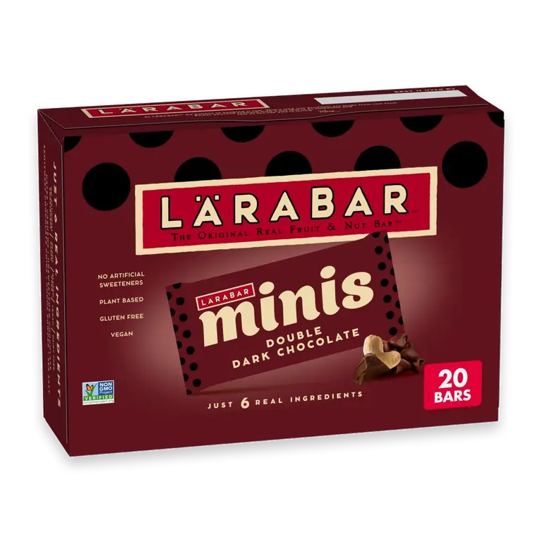 Minis Double Dark Chocolate Fruit and Nut Bars