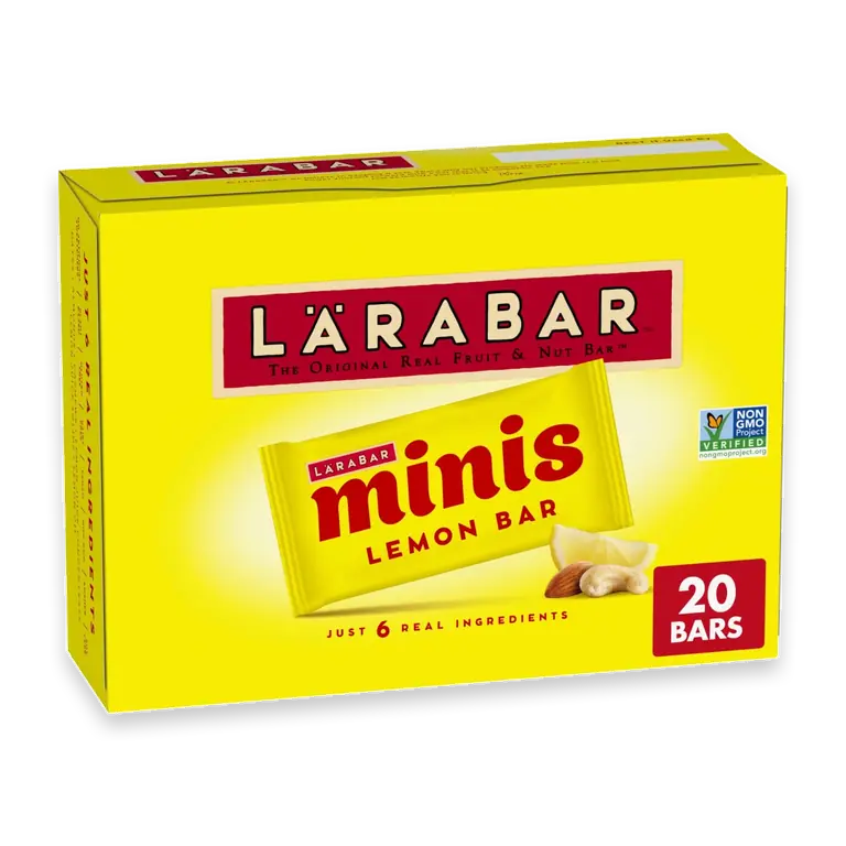 Minis Lemon Bar Fruit and Nut Bars