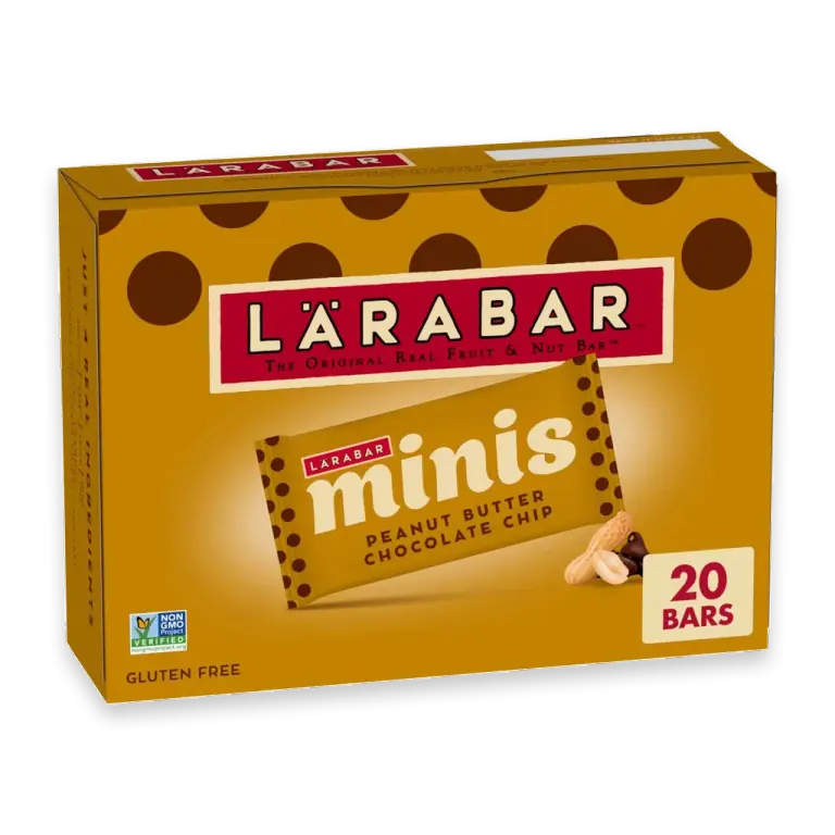 Minis Peanut Butter Chocolate Chip Fruit and Nut Bars