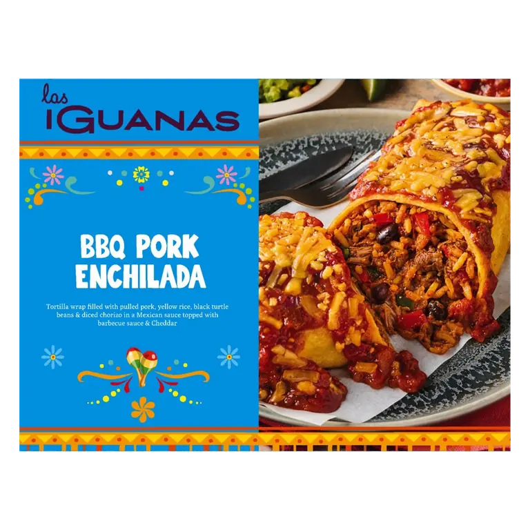 Las Iguanas BBQ Pork Enchilada 480g