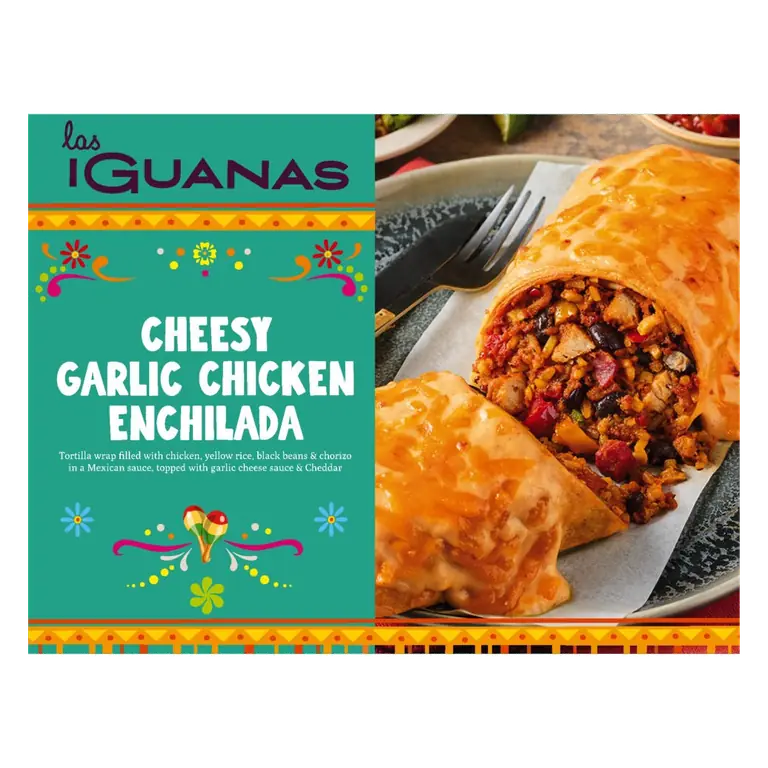 Las Iguanas Cheesy Garlic Chicken Enchilada 480g