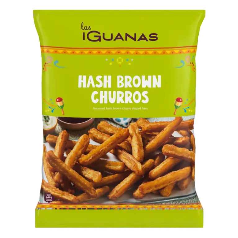 Las Iguanas Hash Brown Churros 600g