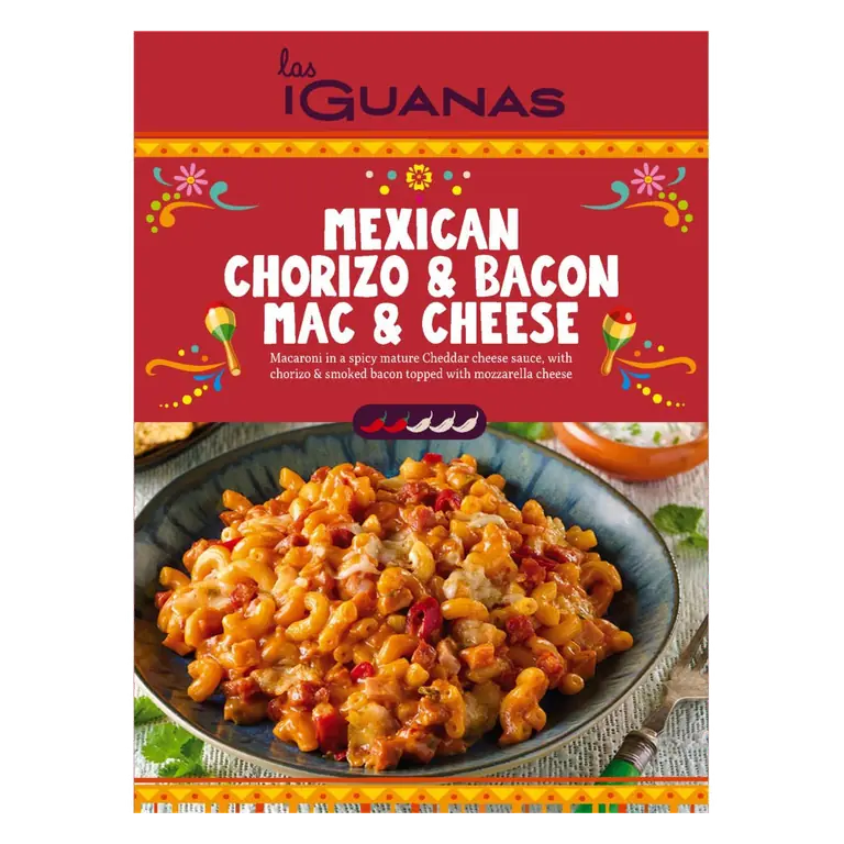 Las Iguanas Mexican Chorizo & Bacon Mac & Cheese 400g