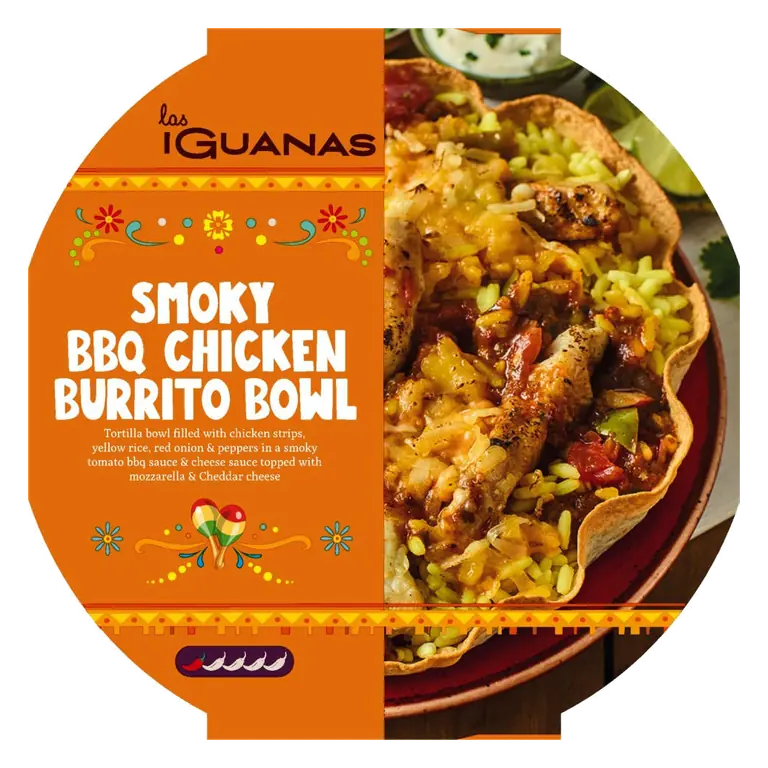 Las Iguanas Smokey BBQ Chicken Burrito Bowl 450g
