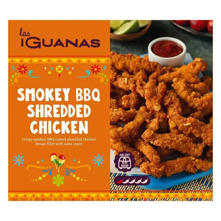 Las Iguanas Smokey BBQ Shredded Chicken 400g