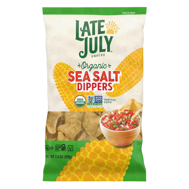 Organic Gluten Free Sea Salt Dippers Tortilla Chips