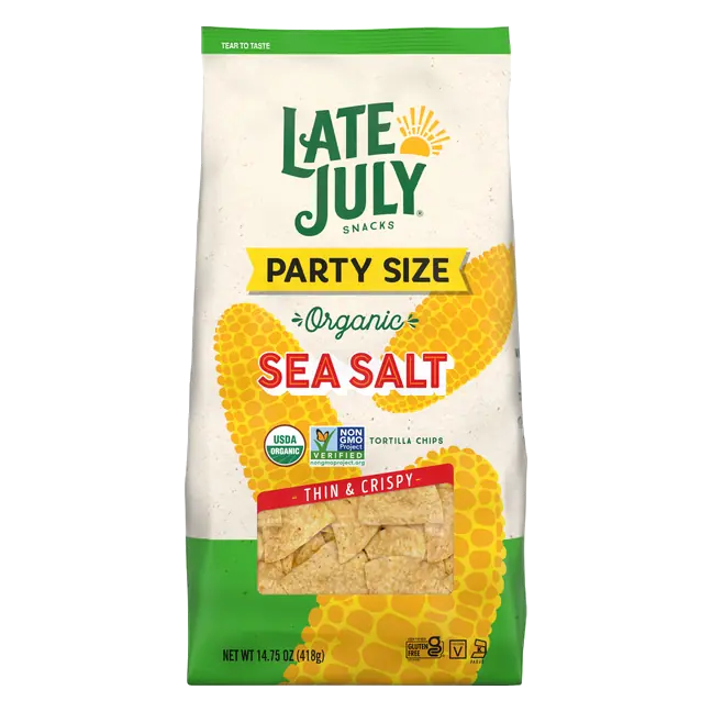 Organic Gluten Free Sea Salt Tortilla Chips Party Size