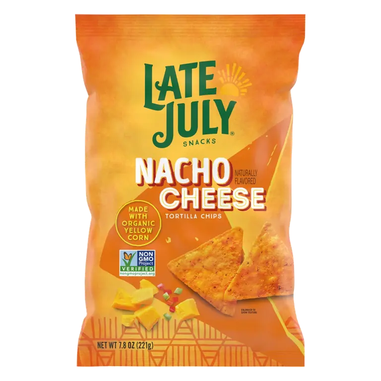 Snacks, Nacho Cheese Tortilla Chips