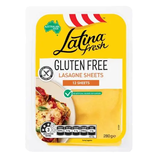 Fresh Gluten Free Lasagne Sheets