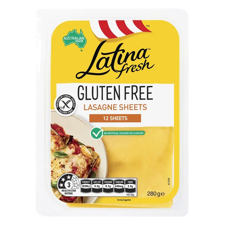 Lasagne Sheet Gluten Free