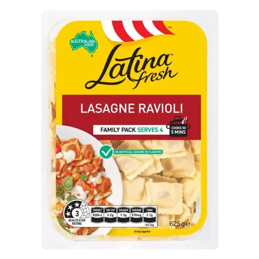 Lasagne Ravioli 4 Serve