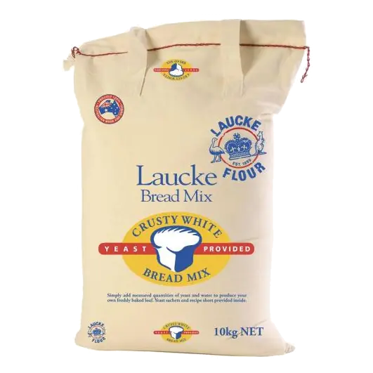 White Crusty Calico Bag Bread Mix