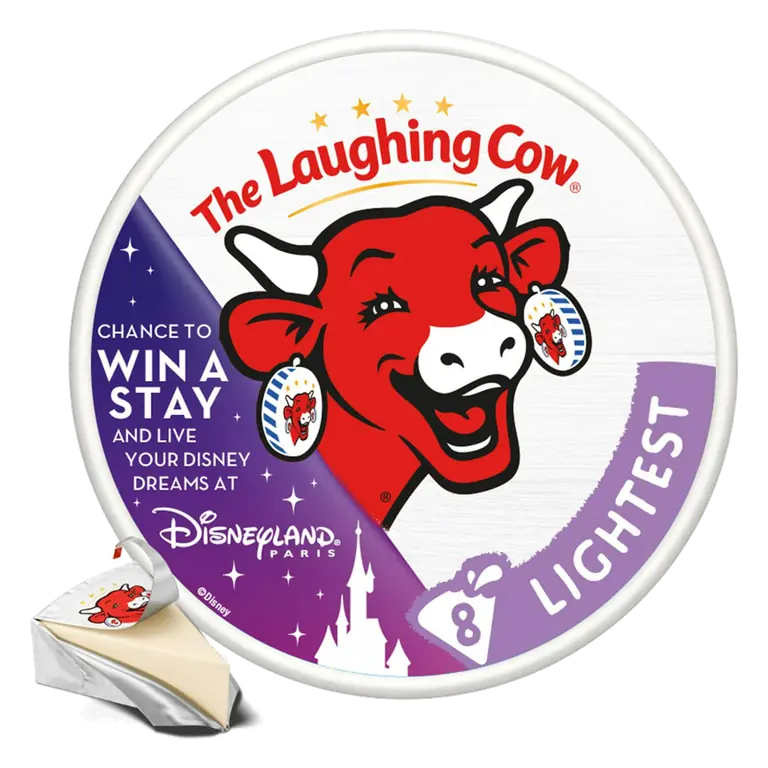 The Laughing Cow Lightest Cheese Triangles x8 120g
