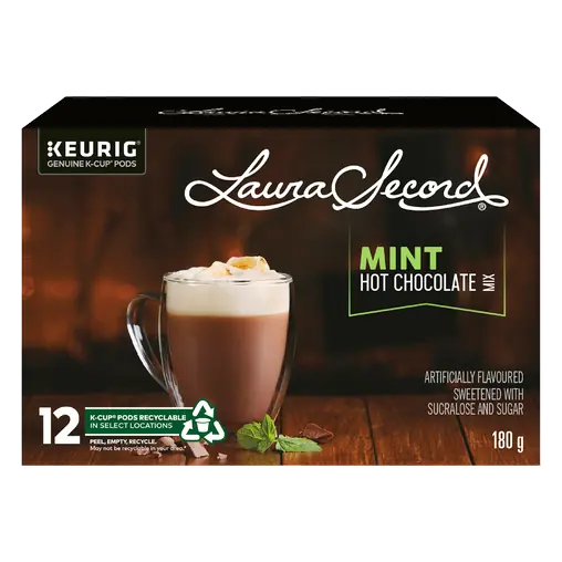 Hot Chocolate Mix Pods Mint 12 K-Cup 180 g