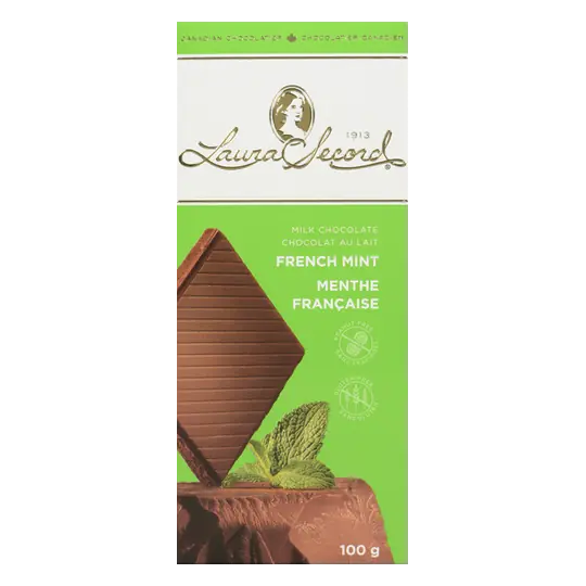 Nut Free Bar Milk Chocolate With French Mint 100 g