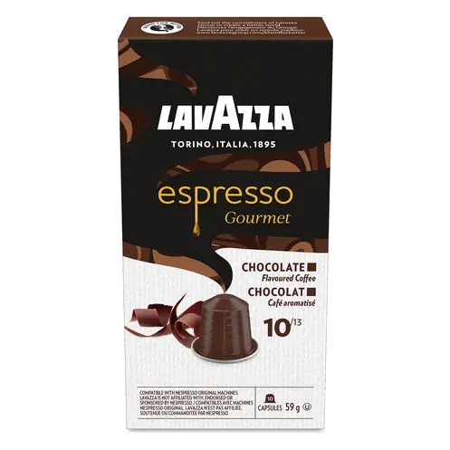 Coffee Pods Chocolate 10 Capsules 59 g