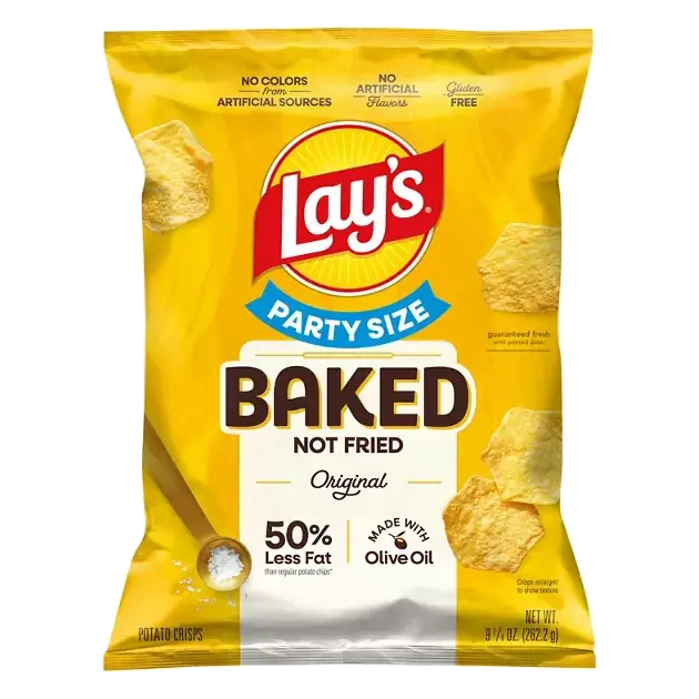 Baked Not Fried Original Potato Crisps Party Size