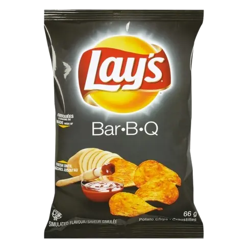 Bar-B-Q Flavoured Potato Chips (small bag) 66 g