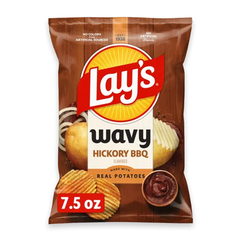 Hickory Barbecue Wavy Potato Chips