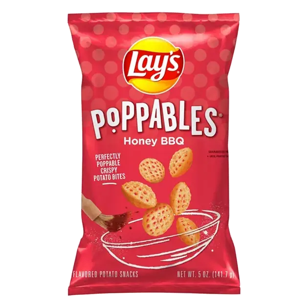 Honey Bbq Flavored Poppables Potato Snacks