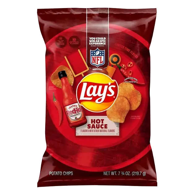 Hot Sauce Potato Chips