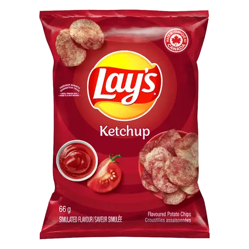 Ketchup Flavoured Potato Chips (small bag) 66 g