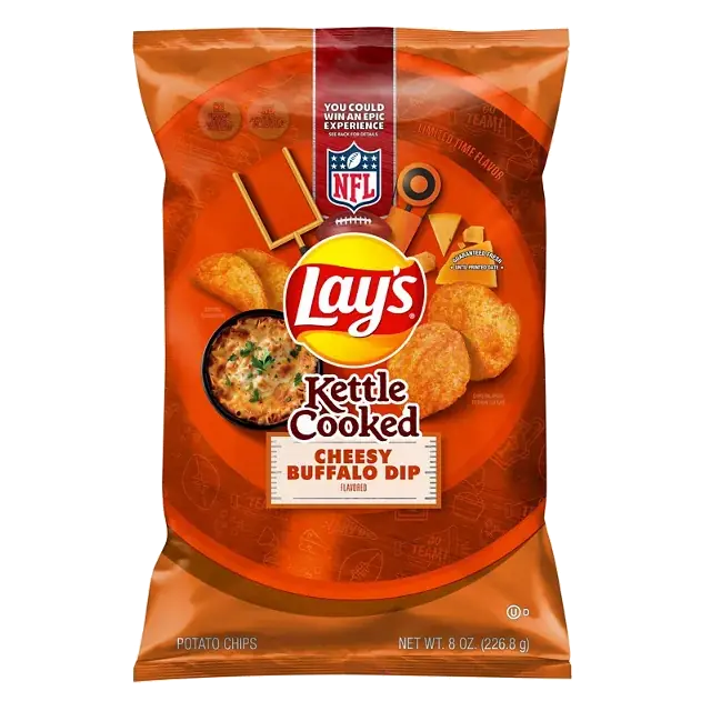 Kettle Cooked Cheesy Buffalo Dip Potato Chips