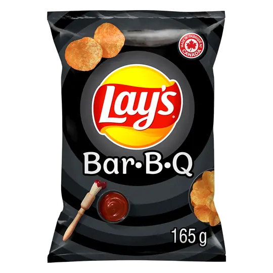 Bar-B-Q Flavoured Potato Chips 165 g