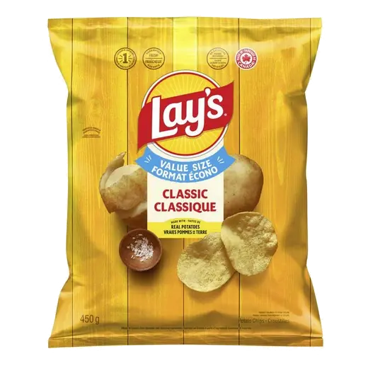 Classic Potato Chips Value Size 450 g