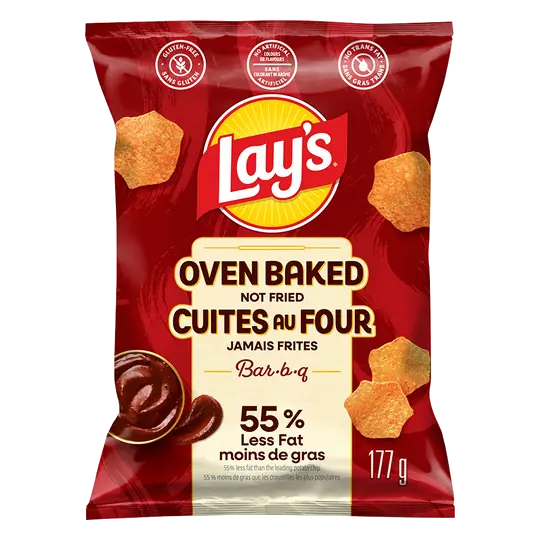 Oven Potato Chips Baked Bar-B-Q Flavoured 177 g