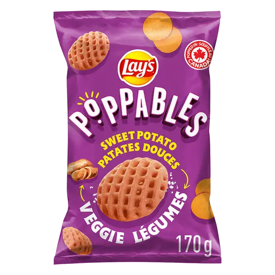 Poppables Potato Snack Veggie Sweet Potato 170 g